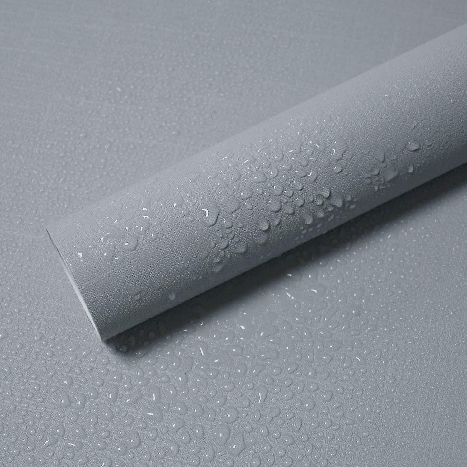 Papier Peint Adhésif Feuilles Gris 98X70 Cm Mural Décoration Feuille