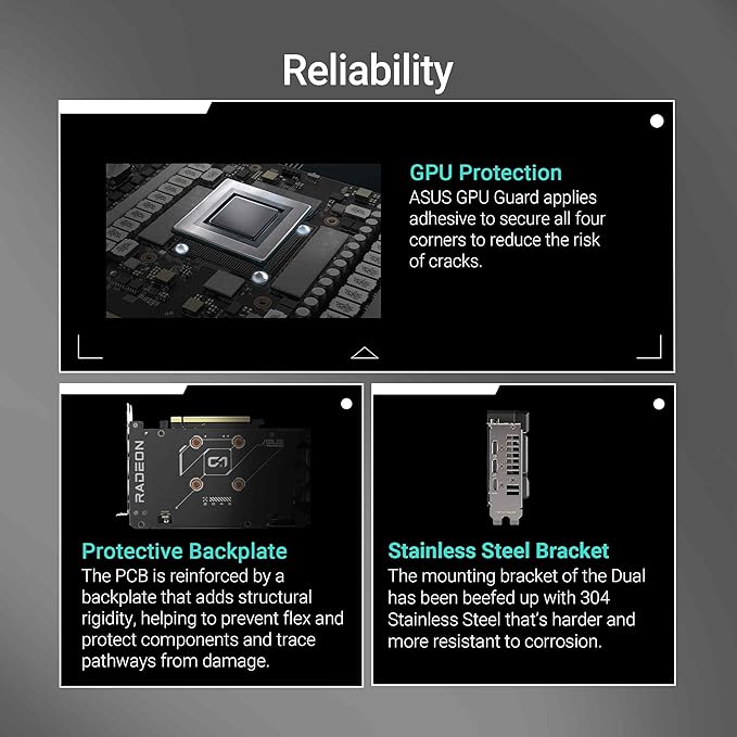 ASUS Dual Radeon RX 9060 XT 16GB GDDR6 miniatura 4