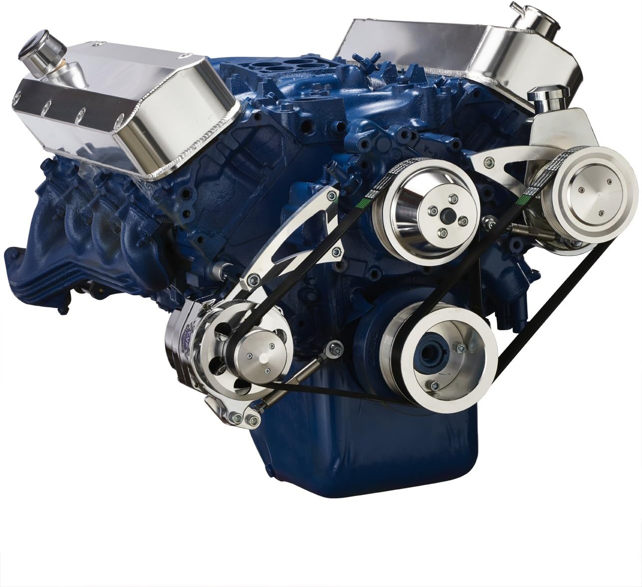 Serpentine Pulley System for Ford 460 - Alternator & Power Steering Applications