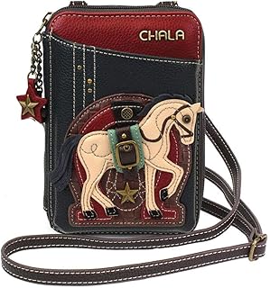 Chala Handbags Horse Wallet Crossbody Handbag - Convertable Strap