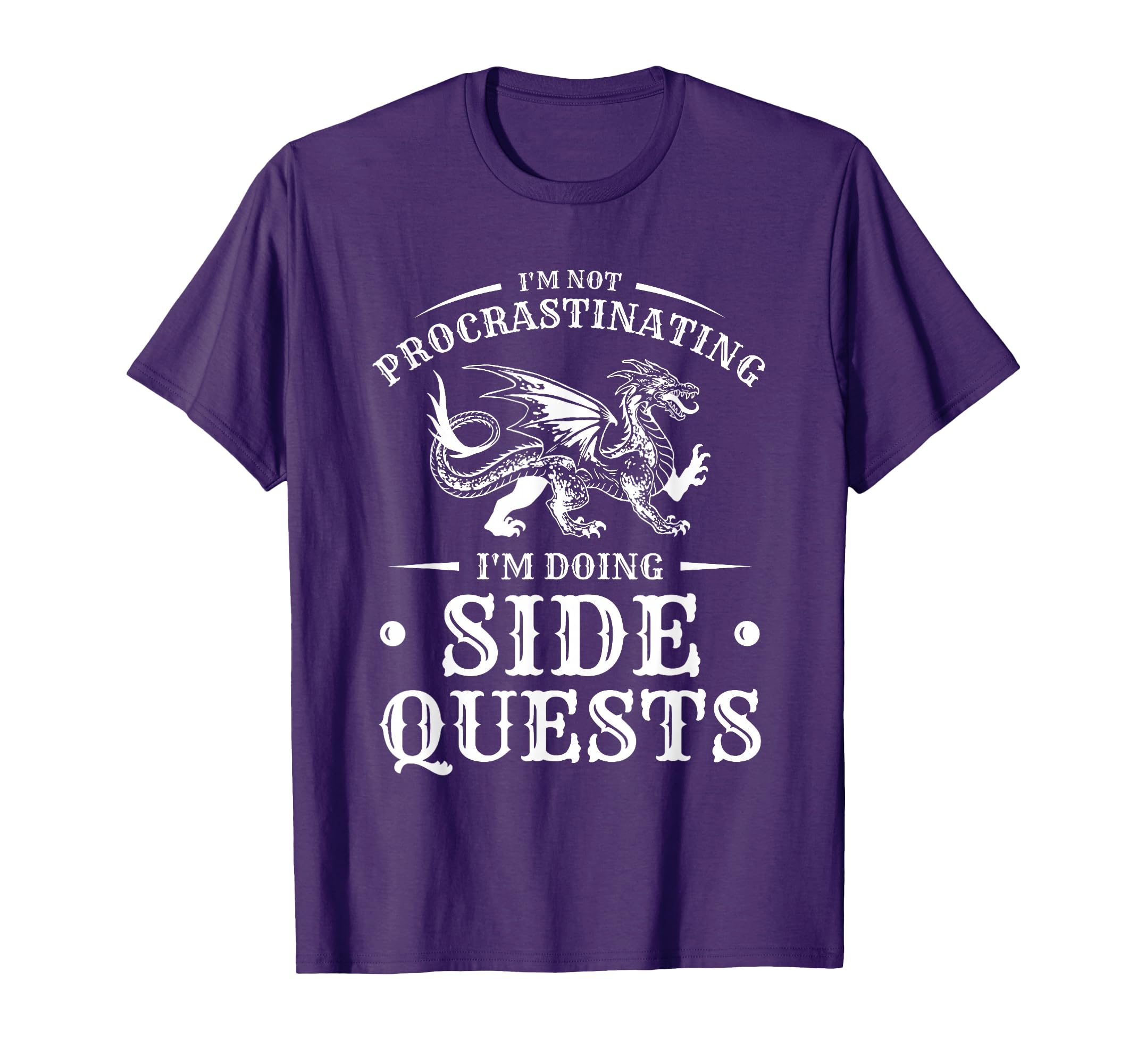 I'm Not Procrastinating I'm Doing Side Quests RPG Gamer T-Shirt