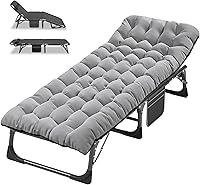 Vista 32 de ABORON Catre de Campamento para Adultos de 28" Extra Ancho, Paquete de 2 Catres Oxford 1200D Resistentes para Dormir, Cama de Campamento Plegable