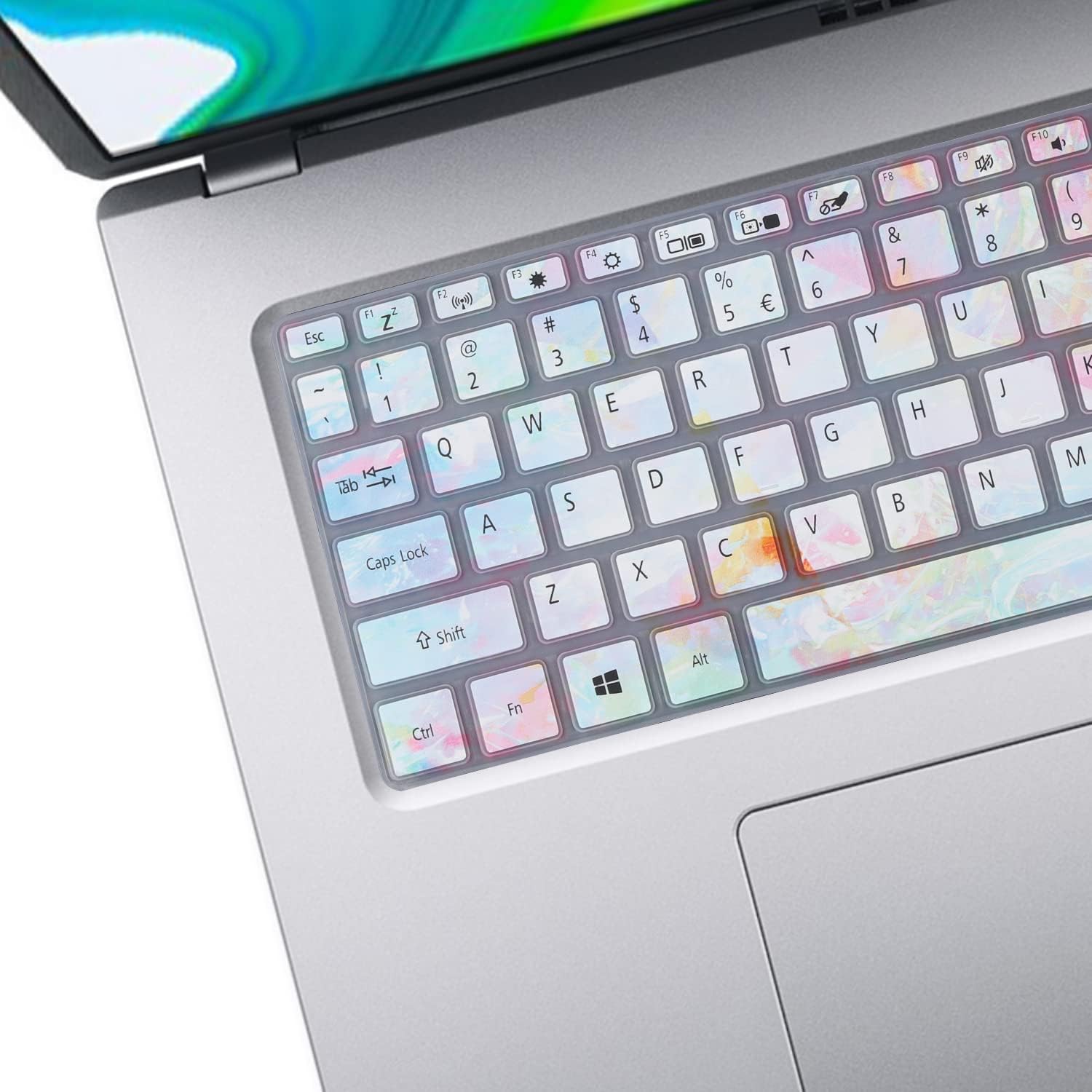 Keyboard Cover for 15.6 2022 2021 Acer Aspire 5 Slim Laptop A515-46 A515-45/45G A515-56/56T/56G A515-55/55G/55T A515-54/54G A515-53/53G/53K A515-52 A515-45/45G, Acer Swift 3 SF315-52/51 Colors image 2 of 6 B0BN7KHPLC