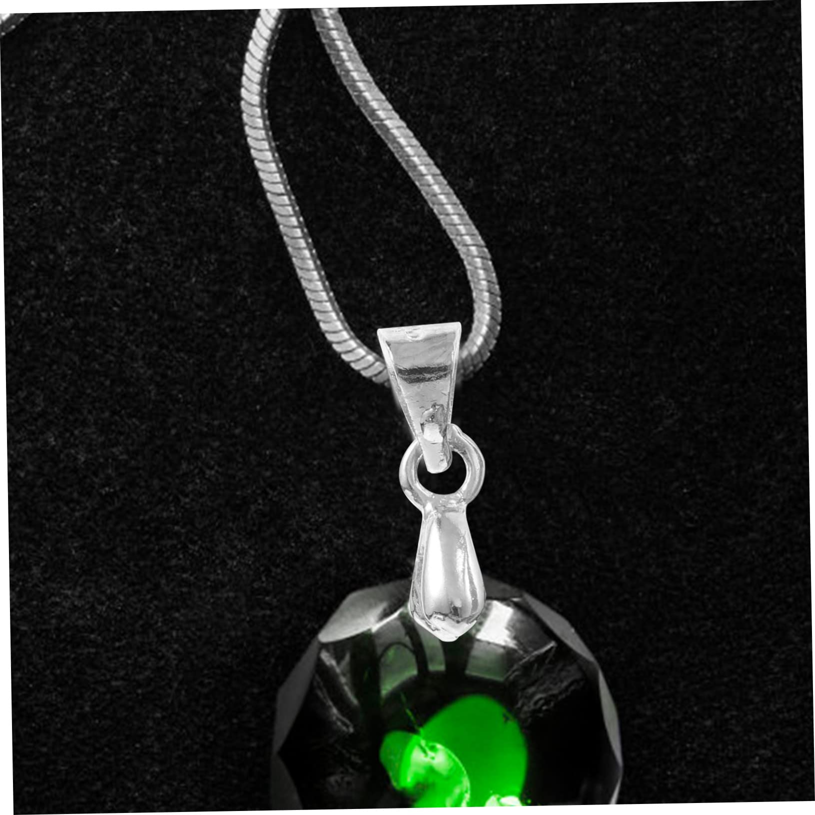 Tofficu 5 Set Fibbia Pendente Fermagli Per Ciondoli Di Gioielli Catena Kit Per Realizzare Braccialetti Kit Per La Creazione Di Gioielli Kit Di Perline Filo Argento Silver 100 Pezzi * 5