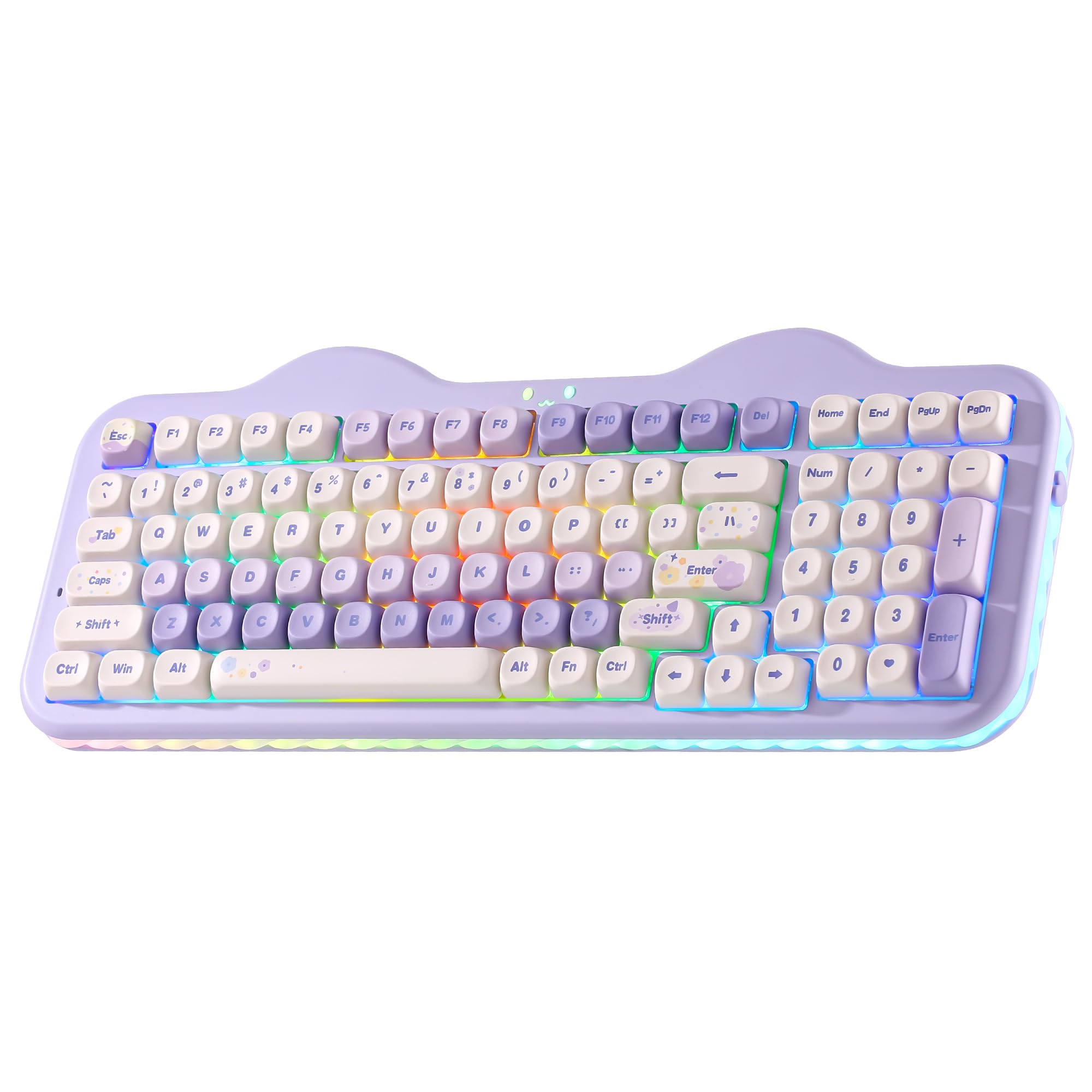 Amazon | YUNZII C98 ワイヤレスメカニカルキーボードテンキー付き 99