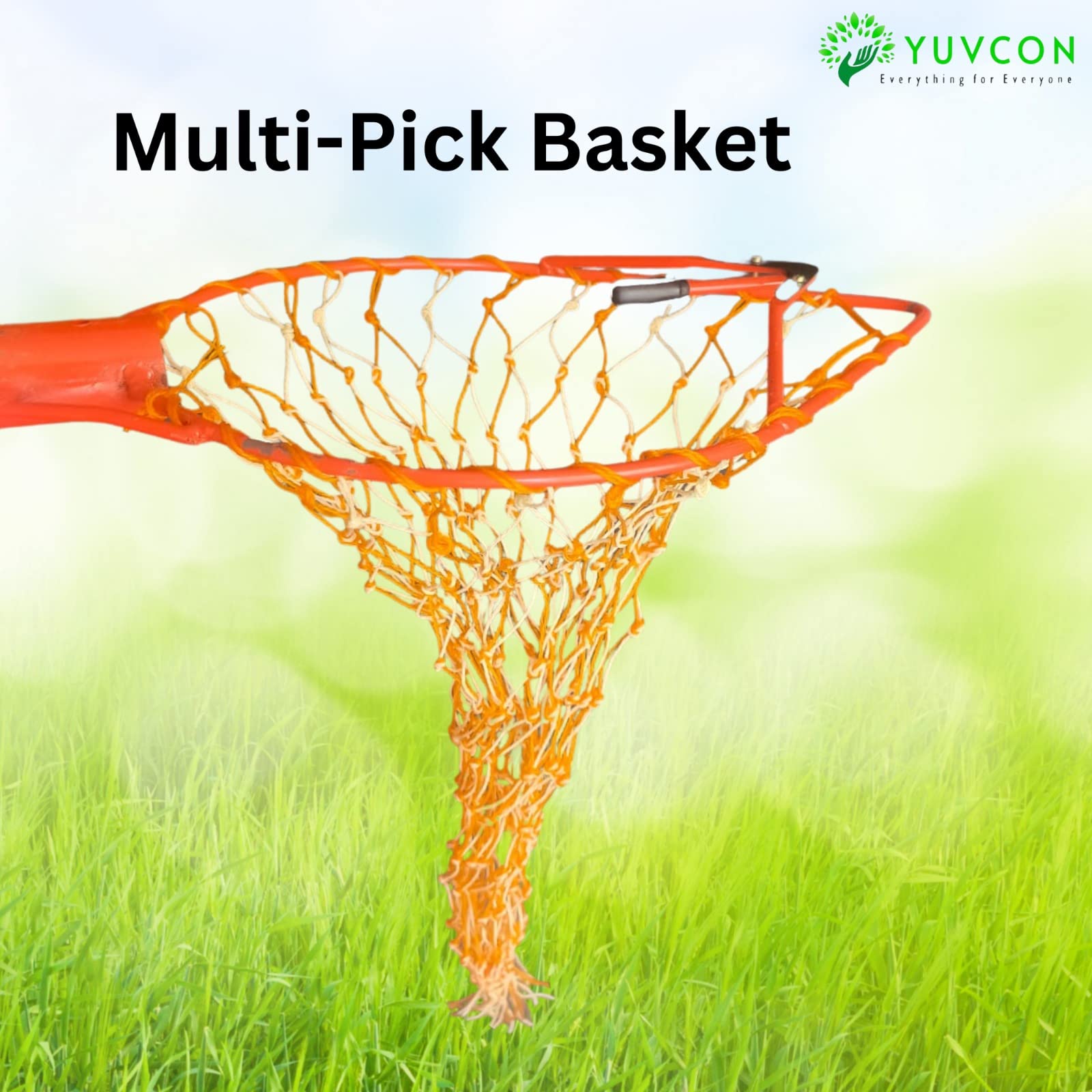 Yuvismart Mango Fruit Plucker with net Fruit Picker Fruit Harvester Mango zelha 5-7 kg Fruit Basket Capacity 2