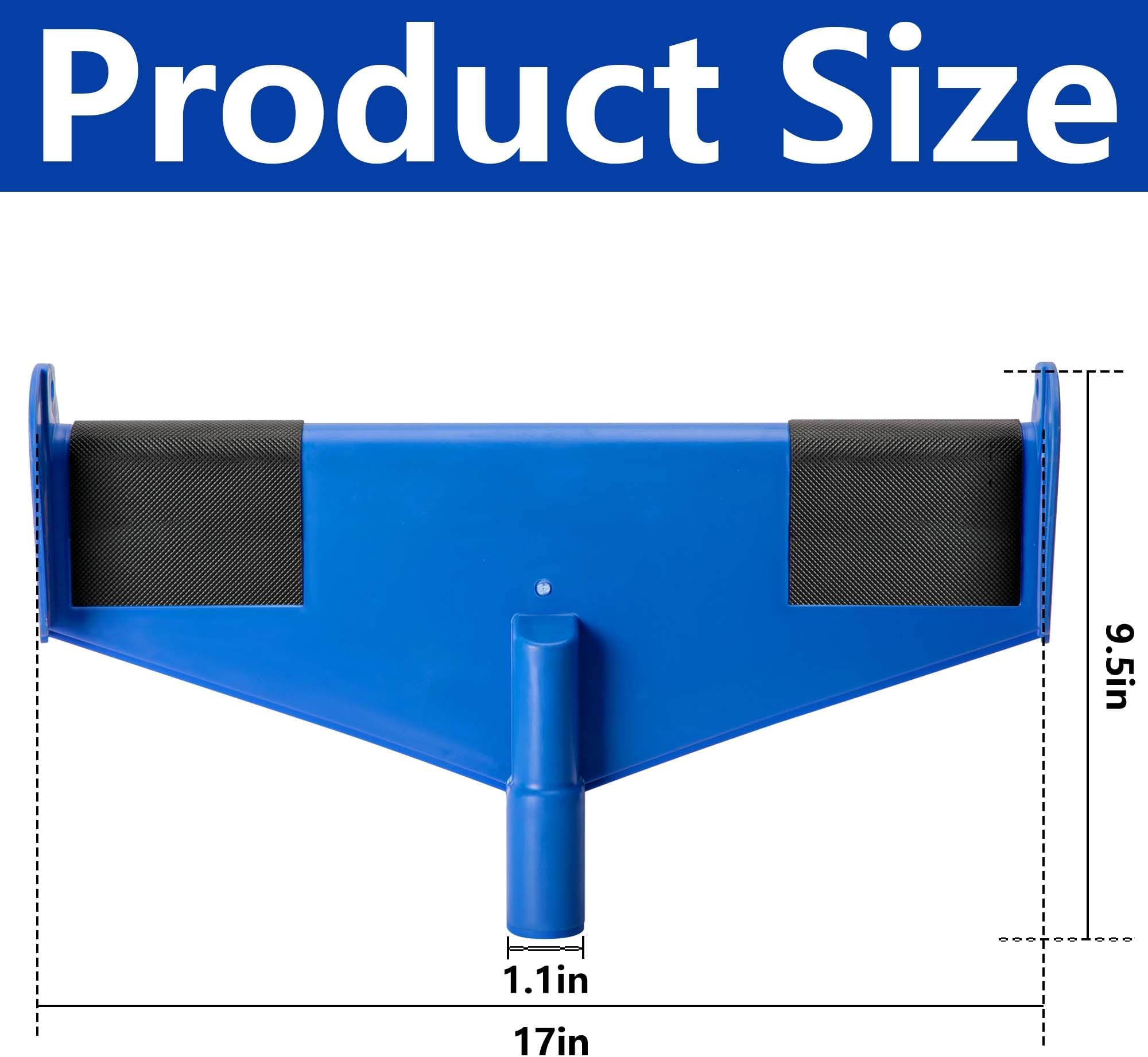 2 Pcs 17 Inch Ladder Gutter Guard-Gutter Guard Ladder Stabilizer-Ladder Safety Helper for Gutters Roof Protection During Painting and Roof Access