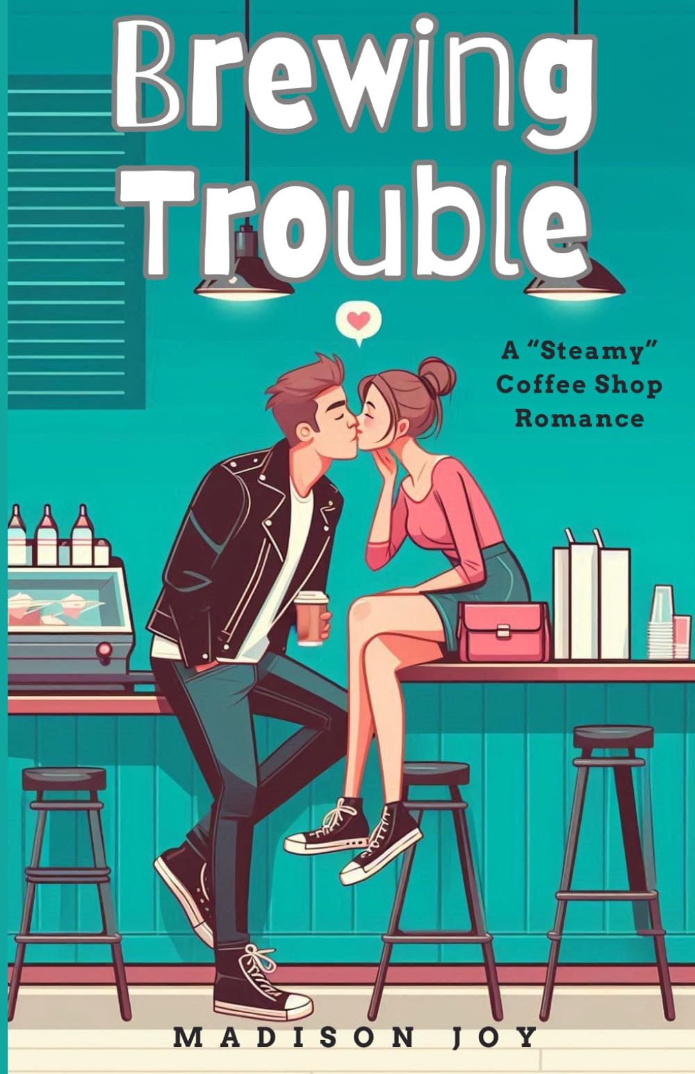Brewing Trouble: An Age Gap, Older Woman Younger Man Romantic Comedy Set in a Cozy Coffee Shop (The Barista Series)