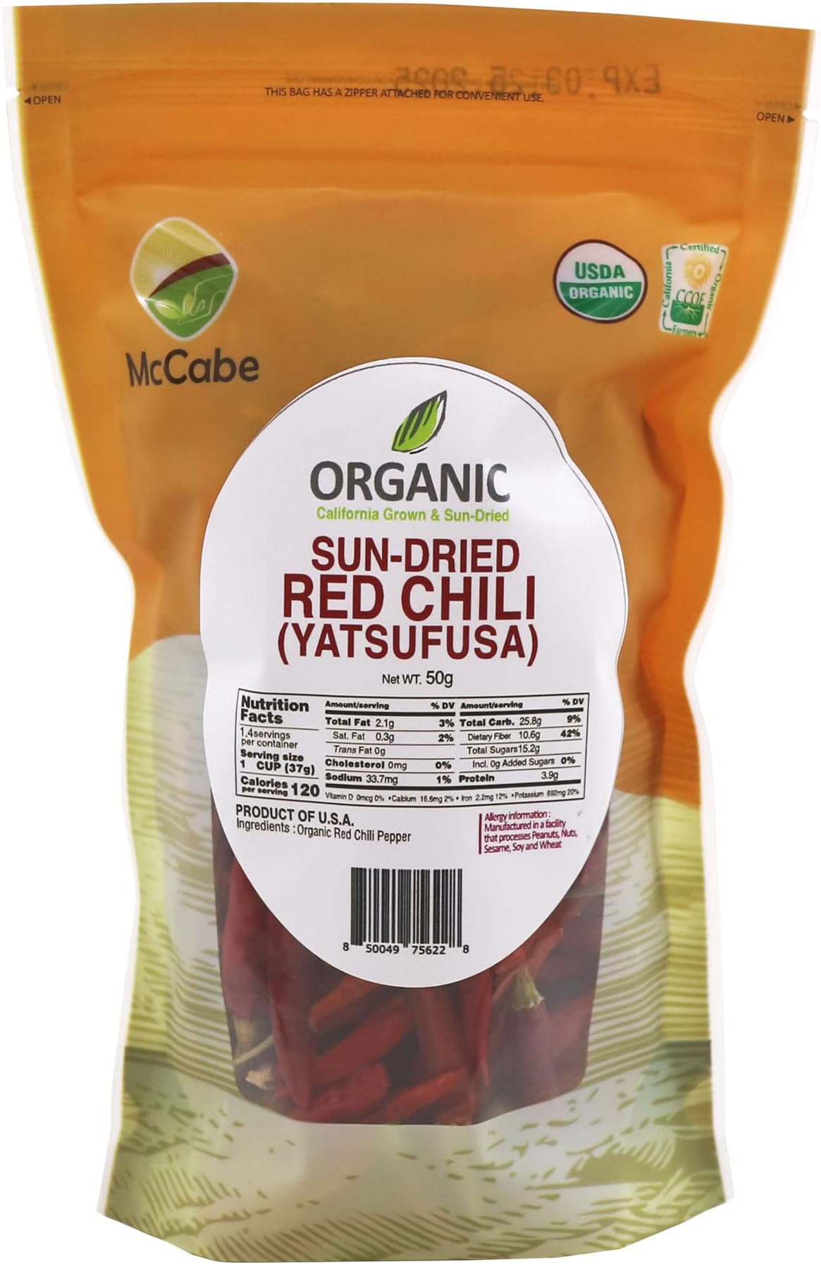 McCabe Organic Sun-Dried Red Chili Pepper