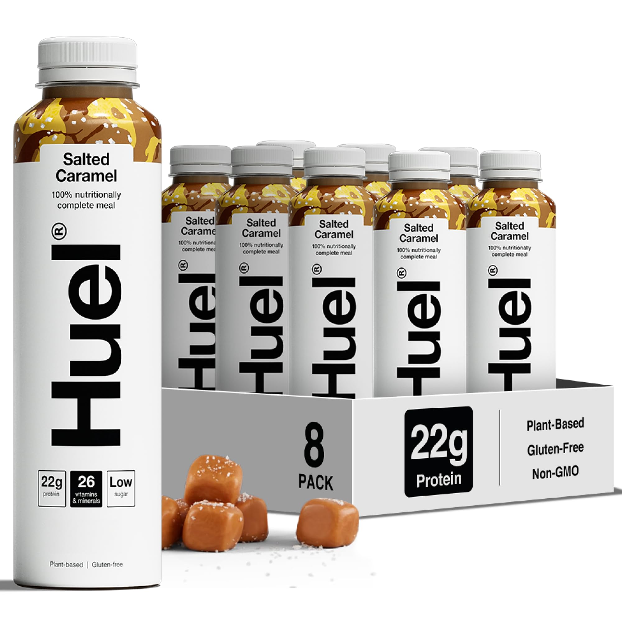 Huel Ready-to-Drink Meal | 8x500ml 20g Protein | Salted Caramel