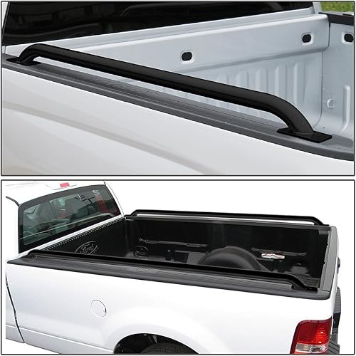 Miniatura 5 de DNA MOTORING RAIL-001-BK - Par de rieles para caja de camioneta 92-11 Ranger Tundra de 6 pies, color negro