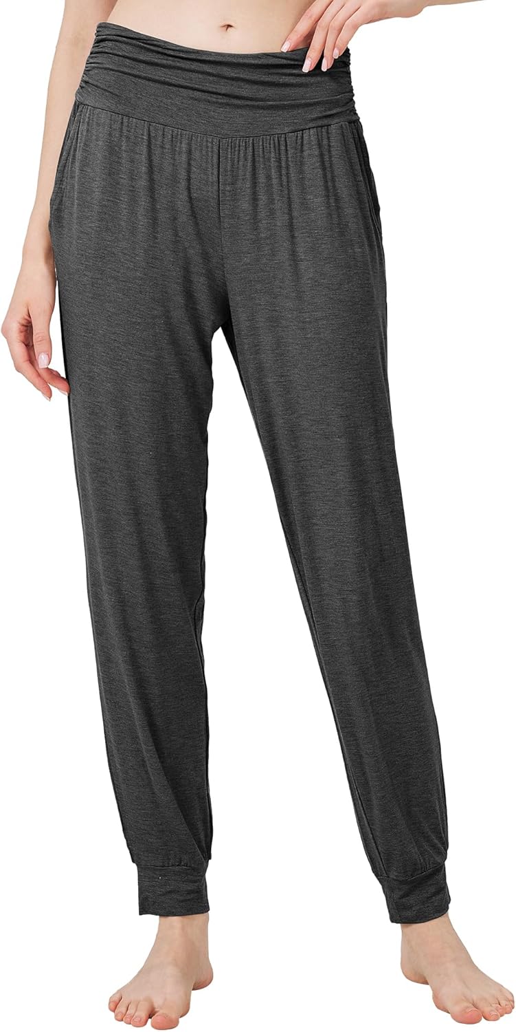 WiWi Pajama Pants for Women Soft Lounge Joggers Pockets Comfy Sleep Bottoms Viscose from Bamboo Pjs Jogger S-XXL - Image 2