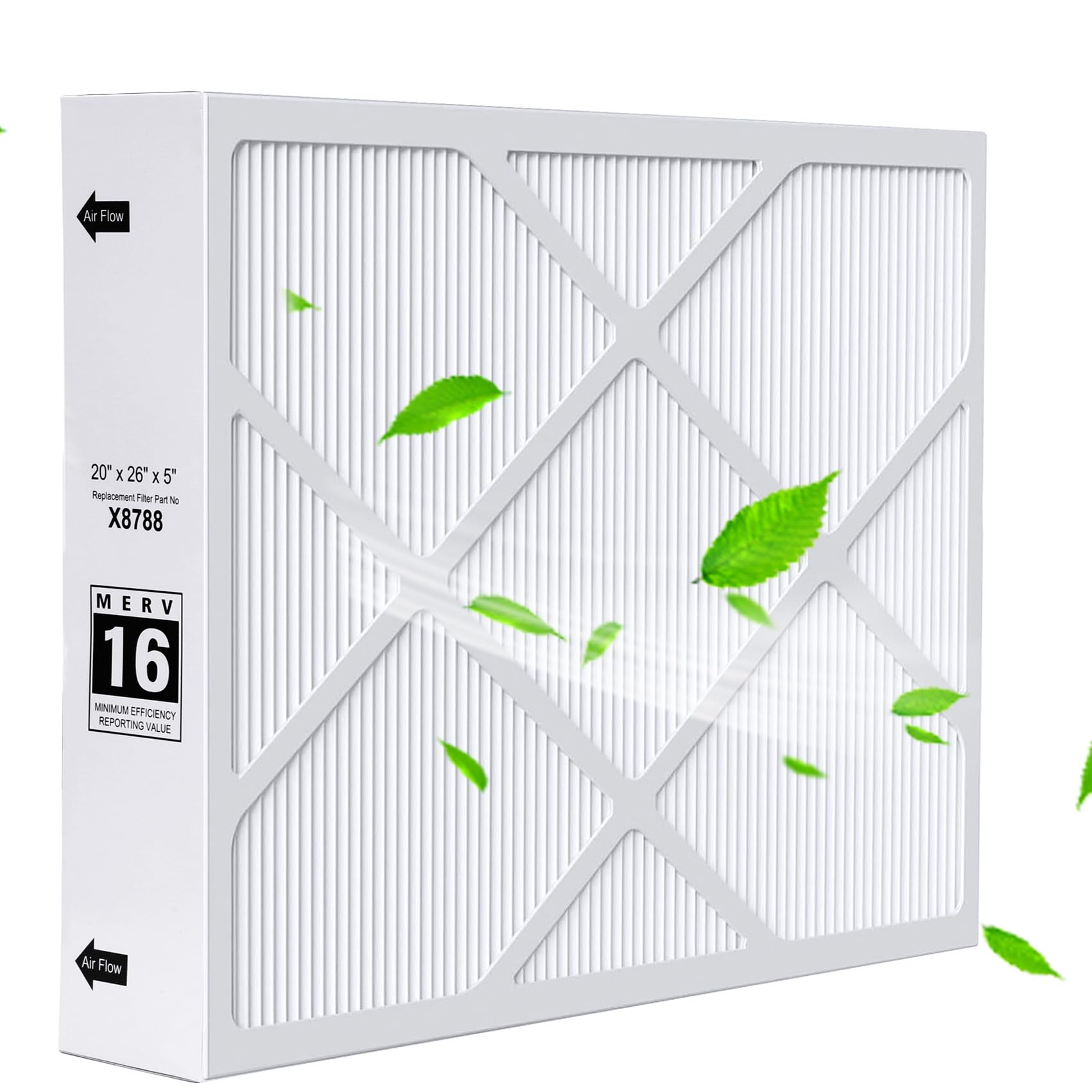 Upgrade X8788 MERV 16 Filter X8788 20x26x5 Furnace Filter