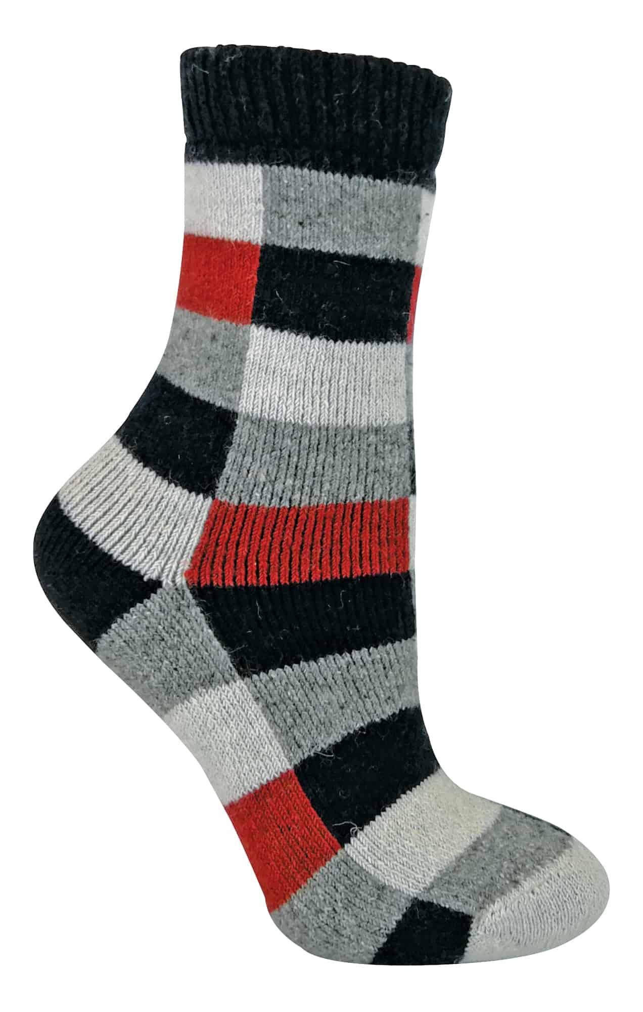 Sock Snob Women's Wool Blend Socks - Red - Size 4-8