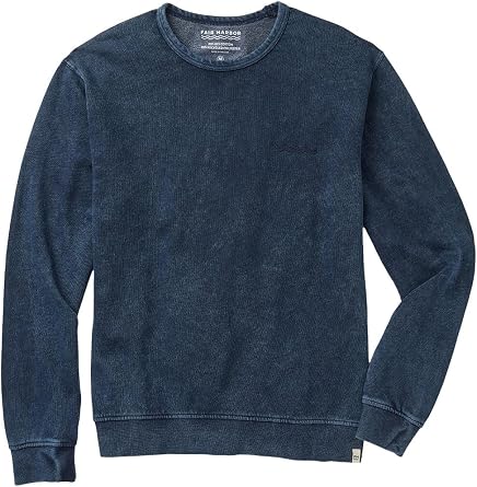 Fair Harbor The Saltaire Crewneck Mens Relaxed Long Sleeve Sweatshirt without Logo