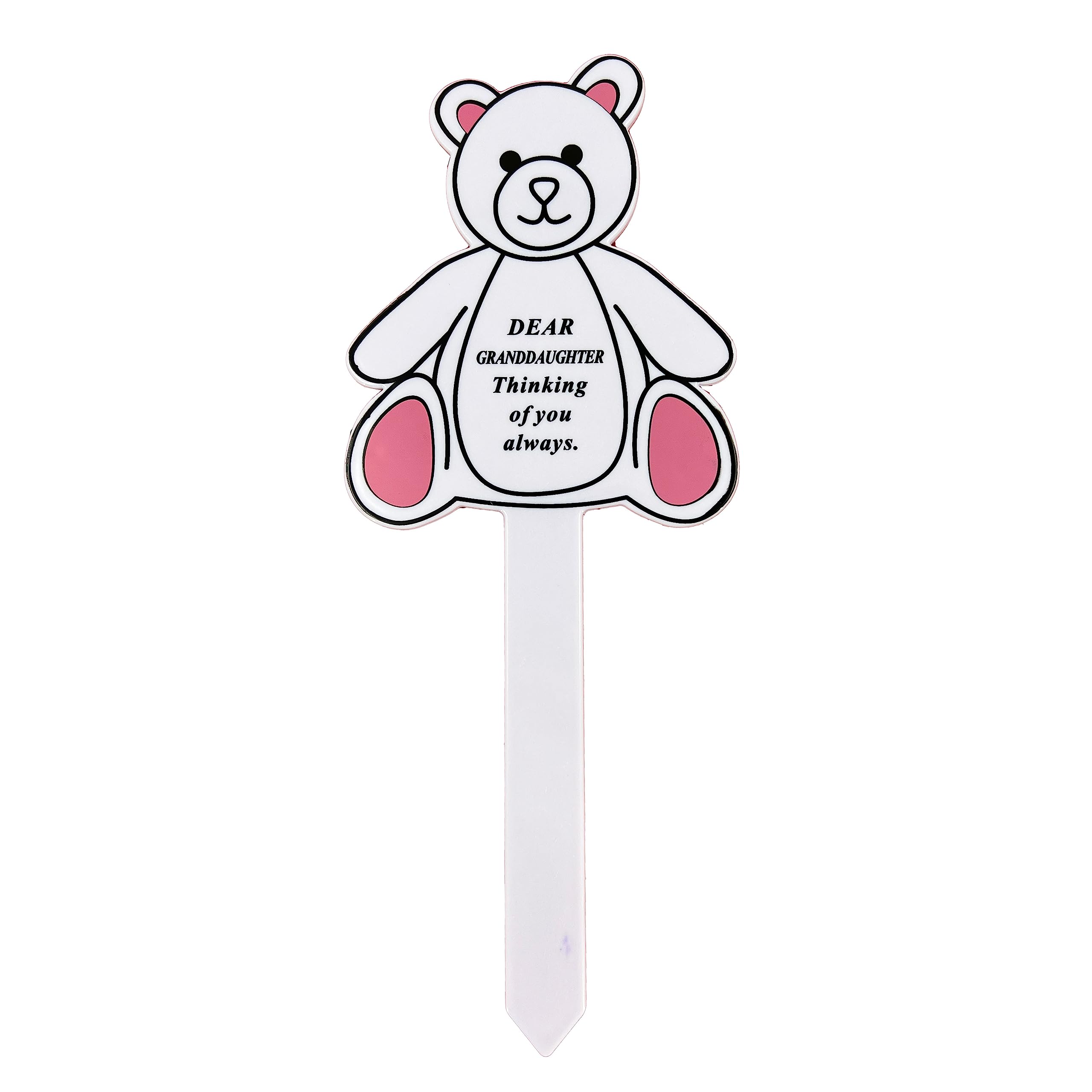 Angraves Multicolor Special Granddaughter Memorial Baby Child Remembrance Verse Grave Ground Stake Plaque