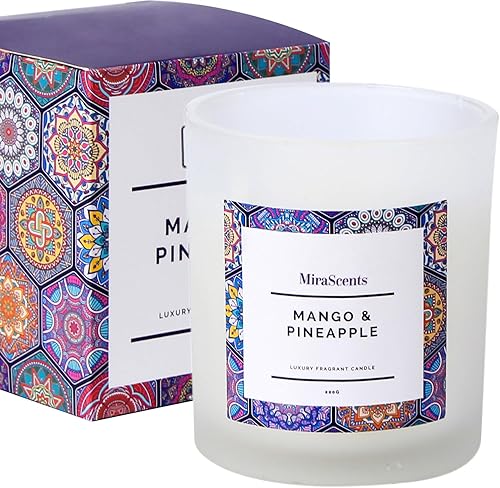Miniatura 8 de Velas perfumadas de mango de coco, vela de verano, velas perfumadas de aromaterapia, regalo de vela para mujeres, vela de cera de soja natural, 8