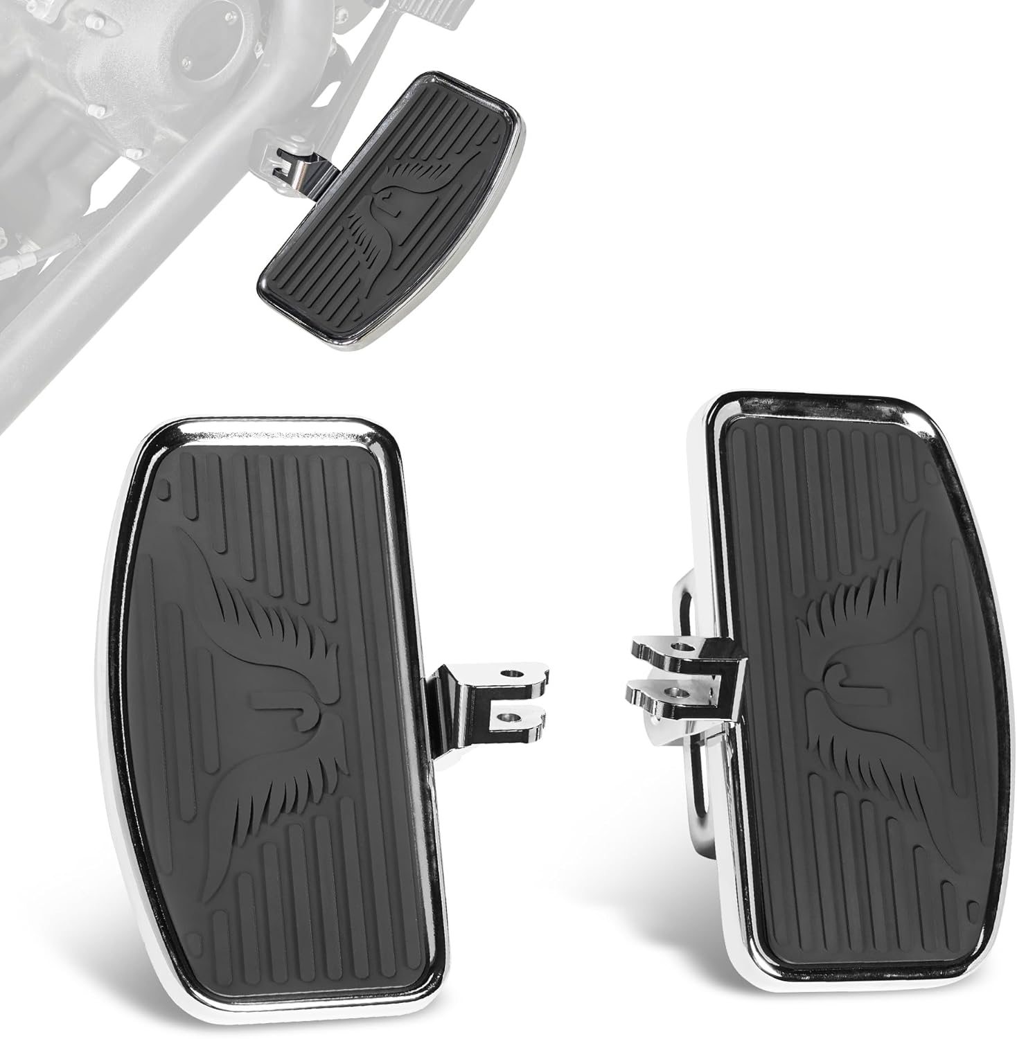Front Rider Floorboards for Harley Softail Street Bob Low Rider Low Rider S 2018-2024, Gear Shifter Peg for Harley