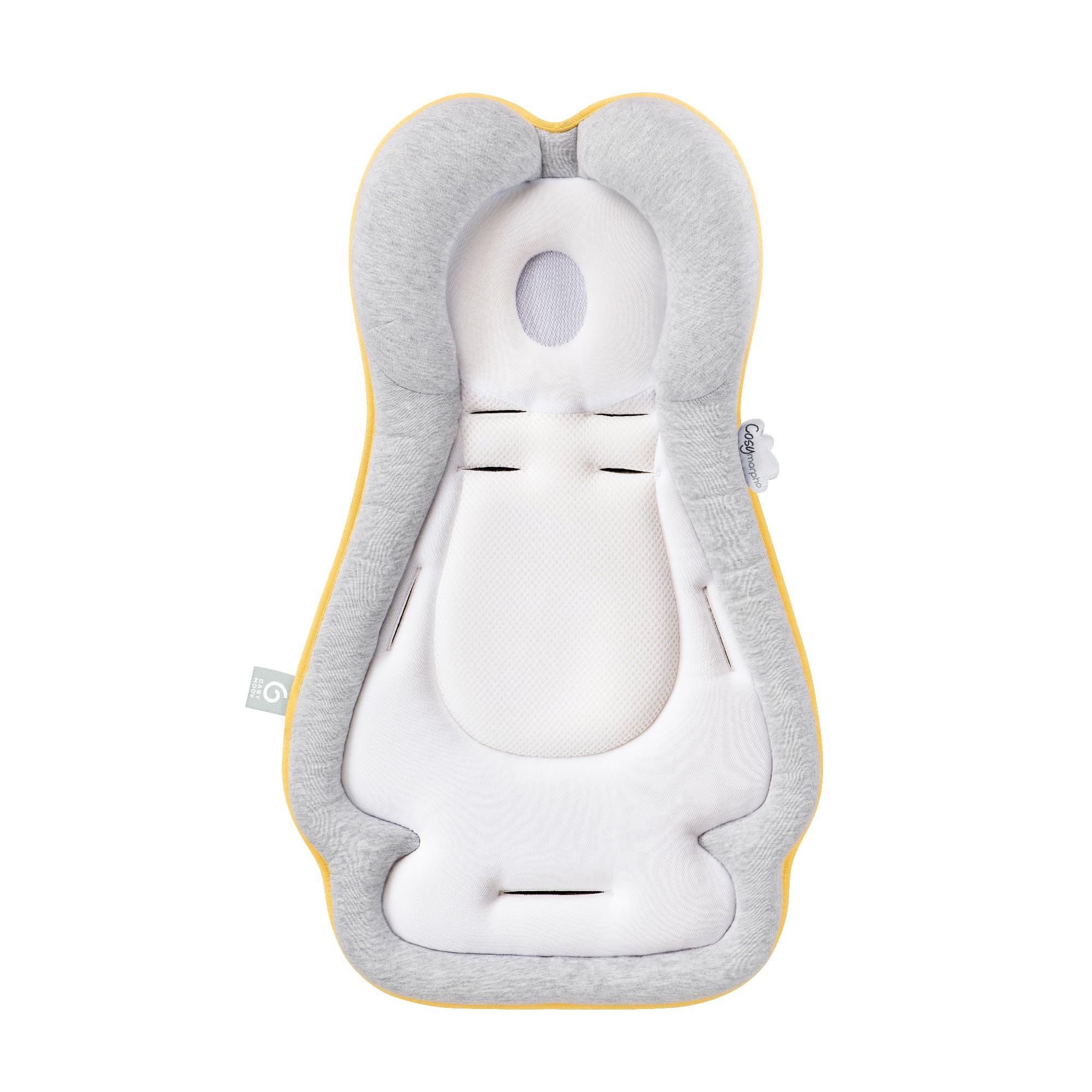 Babymoov Cosymorpho Fresh Smokey riduttore universale bambini, Fresh (Grigio chiaro), 35 x 54.5 x 5 cm, 0-6 mesi