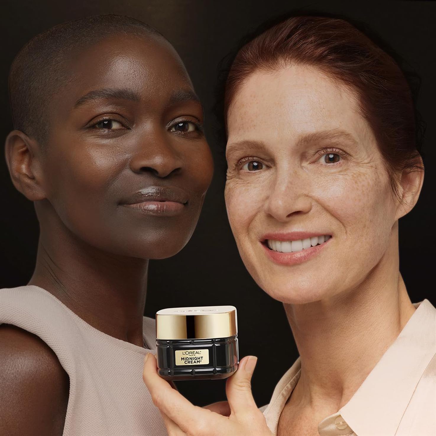 L'Oréal Paris, Crema Viso Midnight, Per Pelli Mature, Azione Anti-Età, Incarnato Levigato e Rughe Ridotte, Con Complesso Antiossidante e Vitamina E, Age Perfect Renaissance Cellulaire, 50 ml