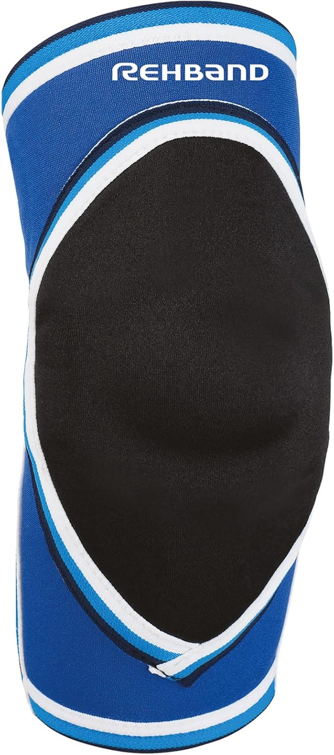 Rehband PRN Elbow Pad for Volleyball & Handball, 3mm Neoprene Elbow Sleeve with Protective Padding, Compression Elbow Support for Men & Women (S-XXL)