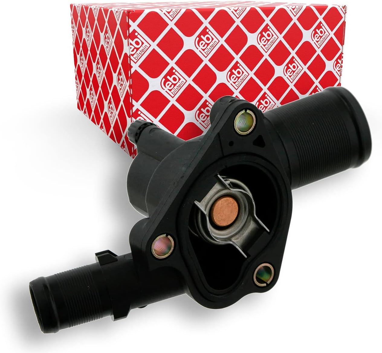 febi bilstein 24124 Thermostat with gasket, pack of one