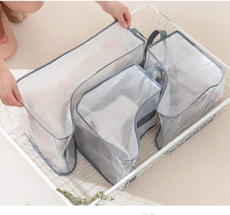 Miniatura 4 de 2 juegos de almacenamiento de botas, botas cortas portátiles y altas para almacenamiento o bolsa protectora, bolsas de polvo para zapatos, fundas