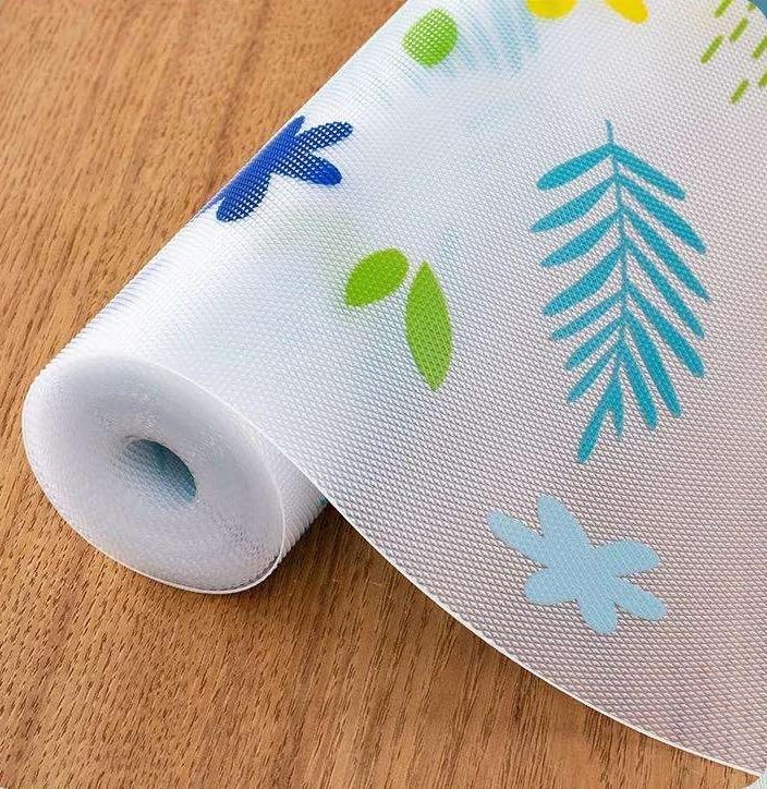 ElastPro (45 cm X 5 m) Printed Shelf Liners for Kitchen Shelves, Drawer Mat, Shelf Liner, Fridge Mats, Kitchen Cabinet Drawer Mat Liner Sheets (Floral Print)-picture-26