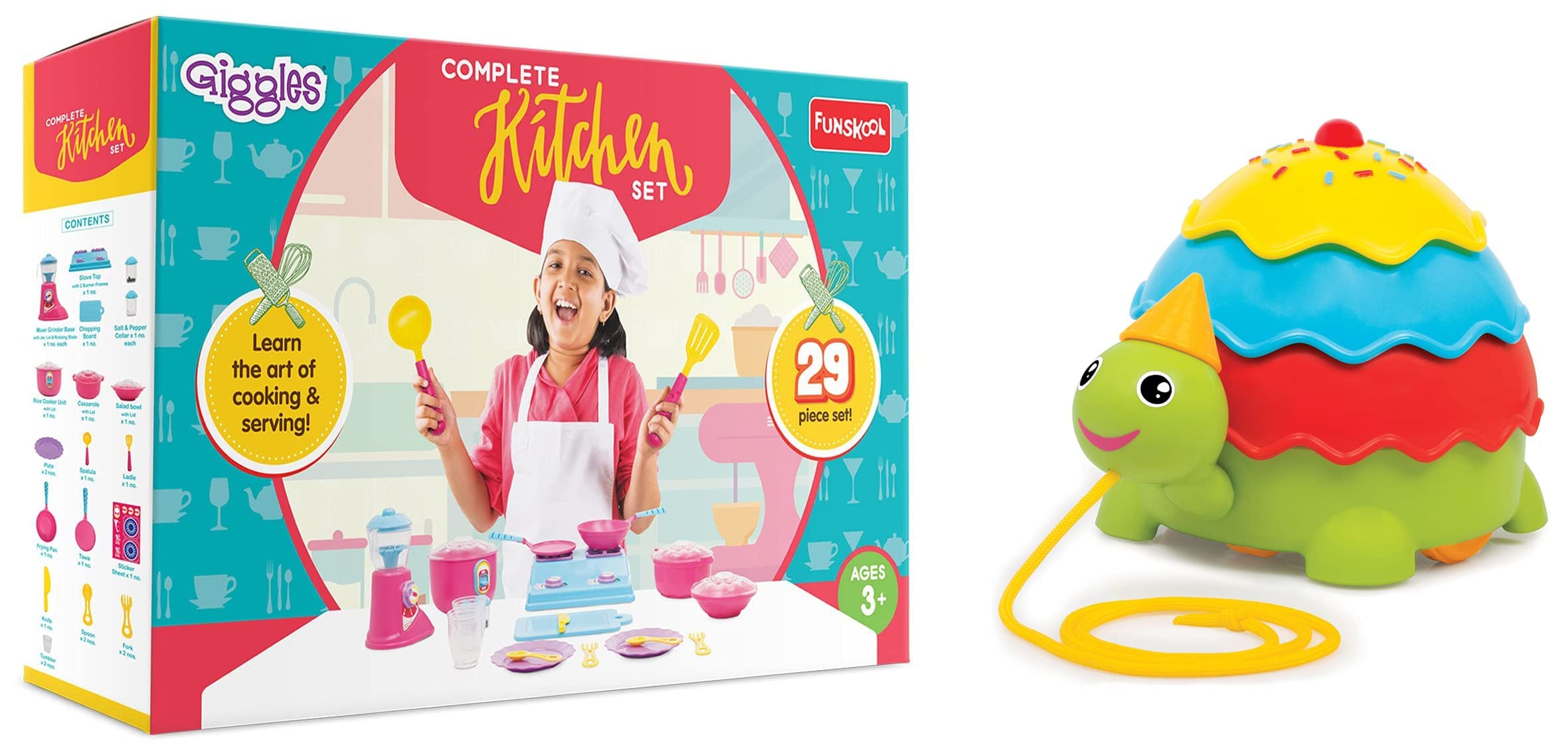 Giggles - Complete Kitchen Set & Giggles - Icecream Turtle (B0BMV3B8P3) Amazon Price History, Amazon Price Tracker
