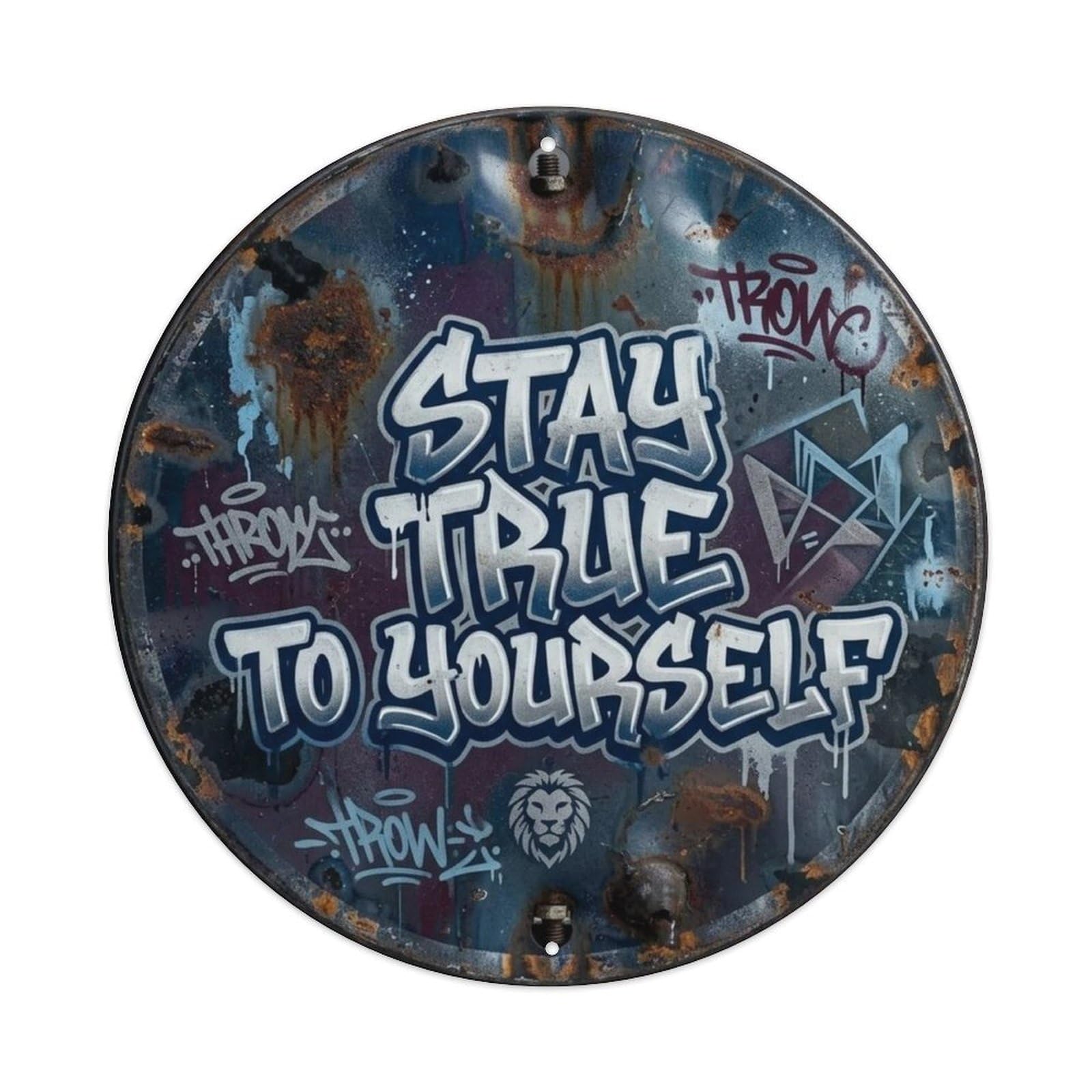 Street Style Is Cool. Metal Tin Sign Plaque
