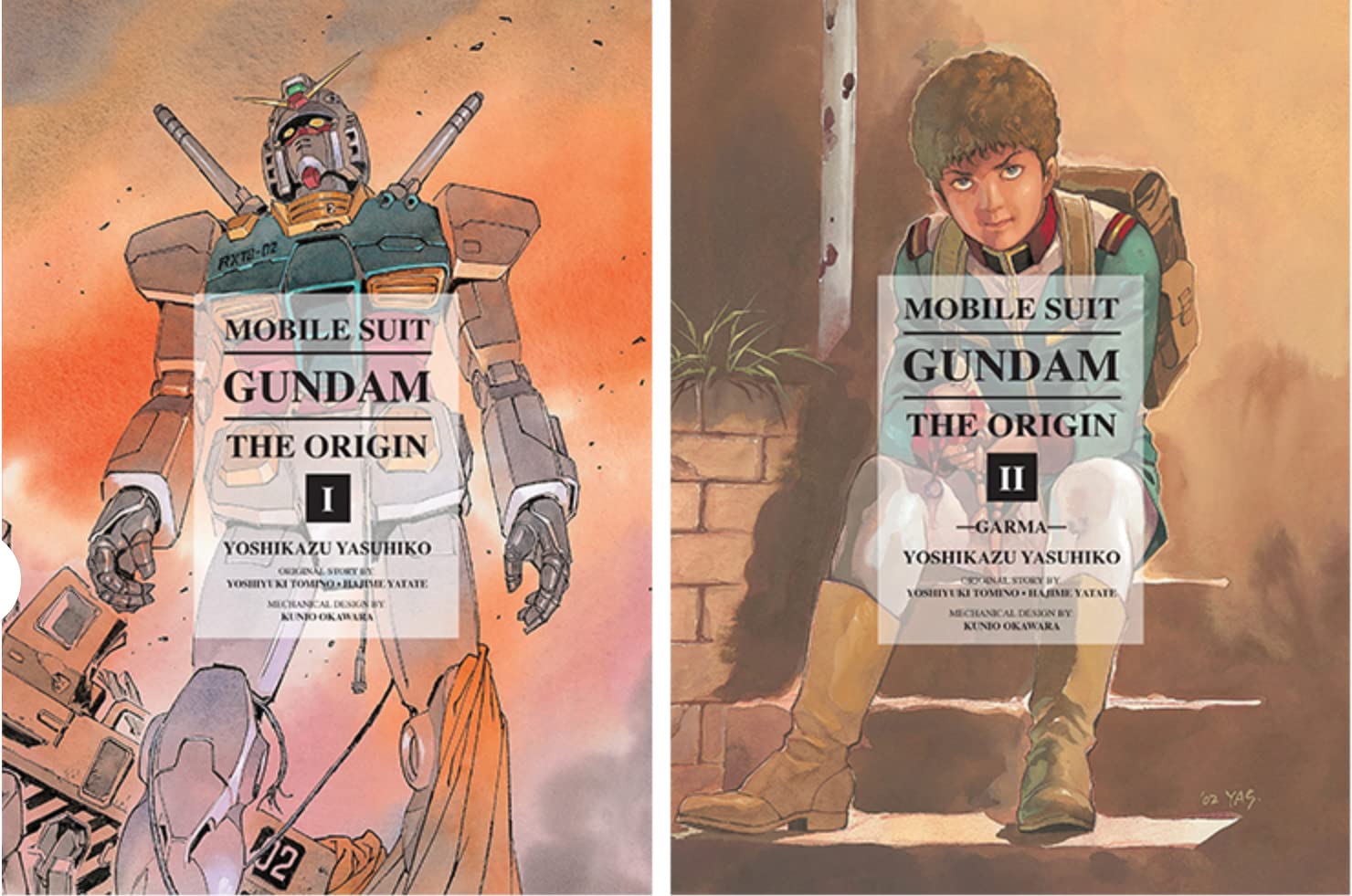 Mobile Suit Gundam: The Origin Complete Manga Set Vol. 1-12 by Yoshikazu Yasuhiko      Hardcover – January 1, 2015