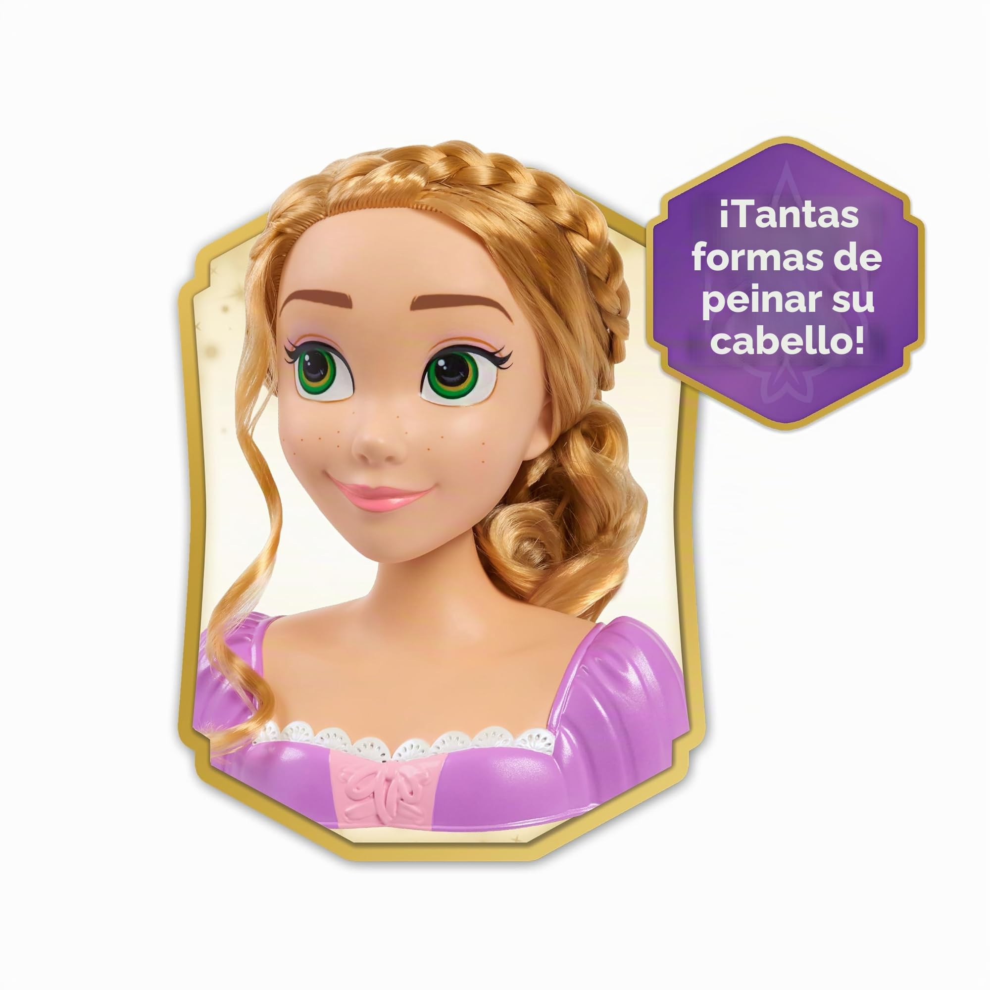 Disney Pricness Basic Rapunzel Styling Head 18 pieces