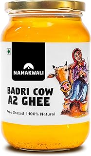 Namakwali A2 Badri Cow Ghee 500ml | Traditional Vedic Bilona Method | Curd-Churned & Cultured | Grassfed, Pure, Natural & Price In India