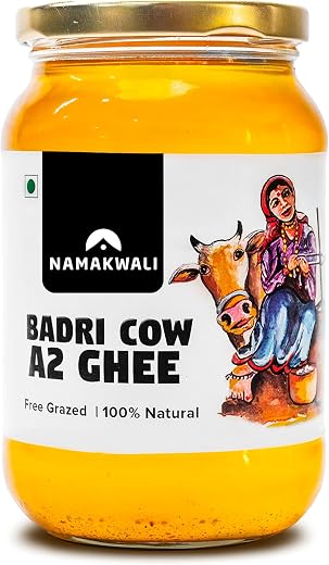 Namakwali A2 Badri Cow Ghee 500ml | Traditional Vedic Bilona Method | Curd-Churned &amp; Cultured | Grassfed, Pure, Natural &amp; ...