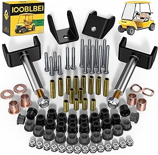 1993-UP Club Car Deluxe Repair Bushing Kit for DS, Golf Cart Front and Rear End Bushing Kit, Club Car King Ping Repair Kit, Full Set Club Car DS Front End Rebuild Kit OEM# 1016384 1015583 1016386
