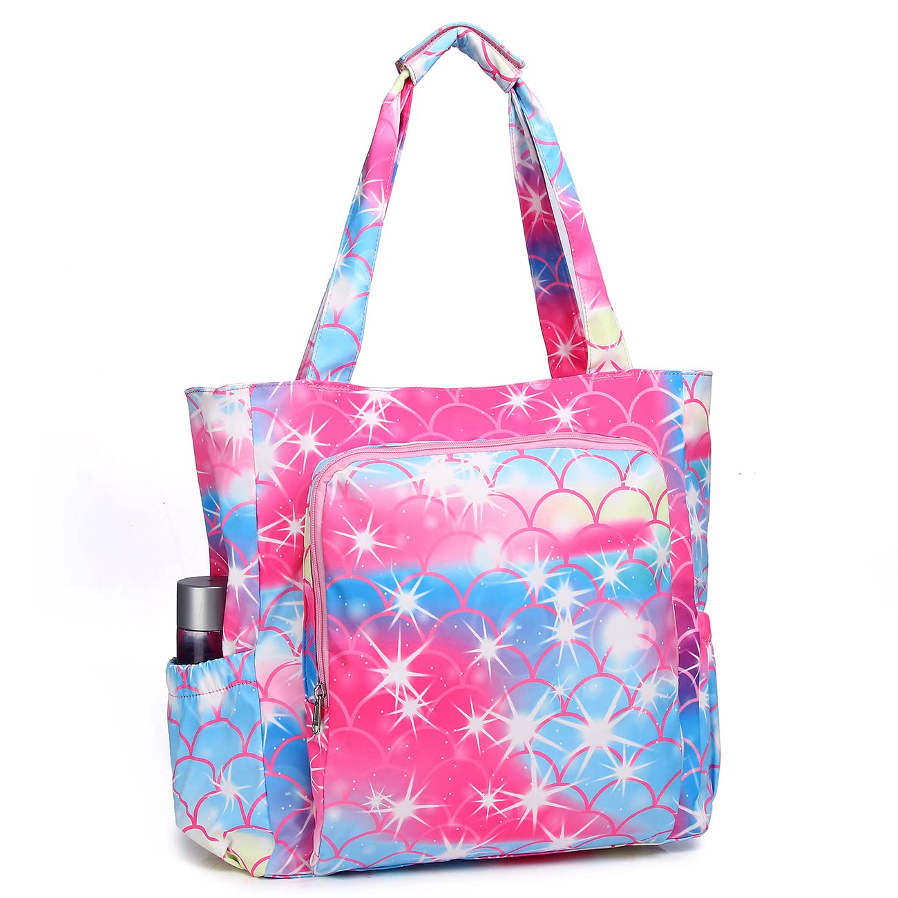 Large Beach Tote Bag for Women, Beach Bag Lightweight Waterproof Pool Tote Bag With Zipper Wet Compartment for Travel