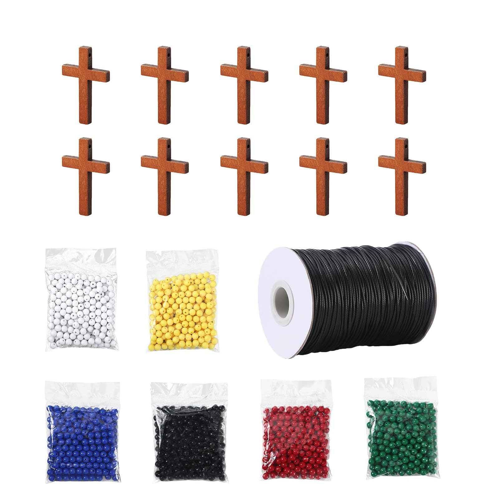 Plan of Salvations - Kit per insegnare la Bibbia, 6 perline colorate, kit per la creazione di collane