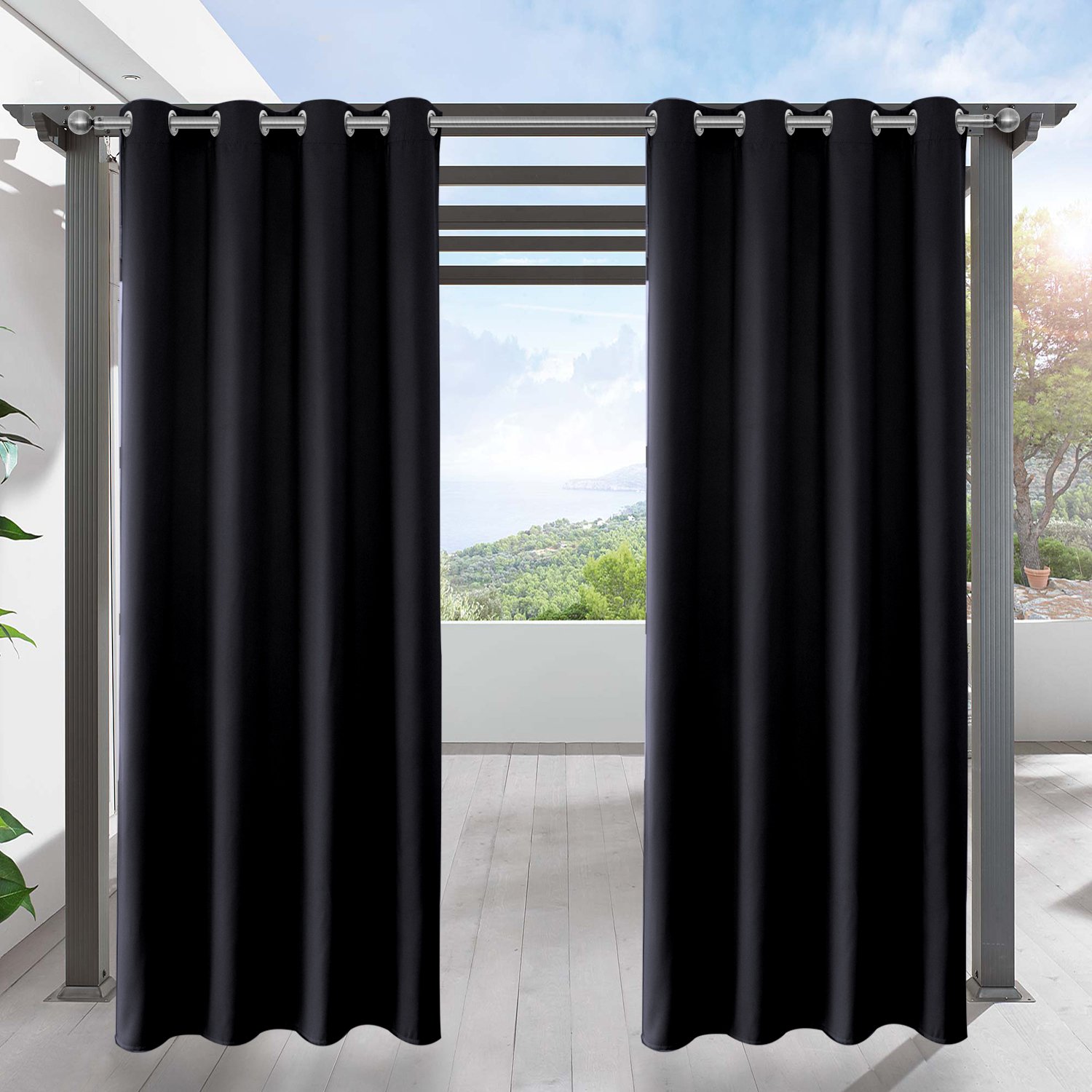 Canvas Porch Curtains Curtains & Drapes 2023