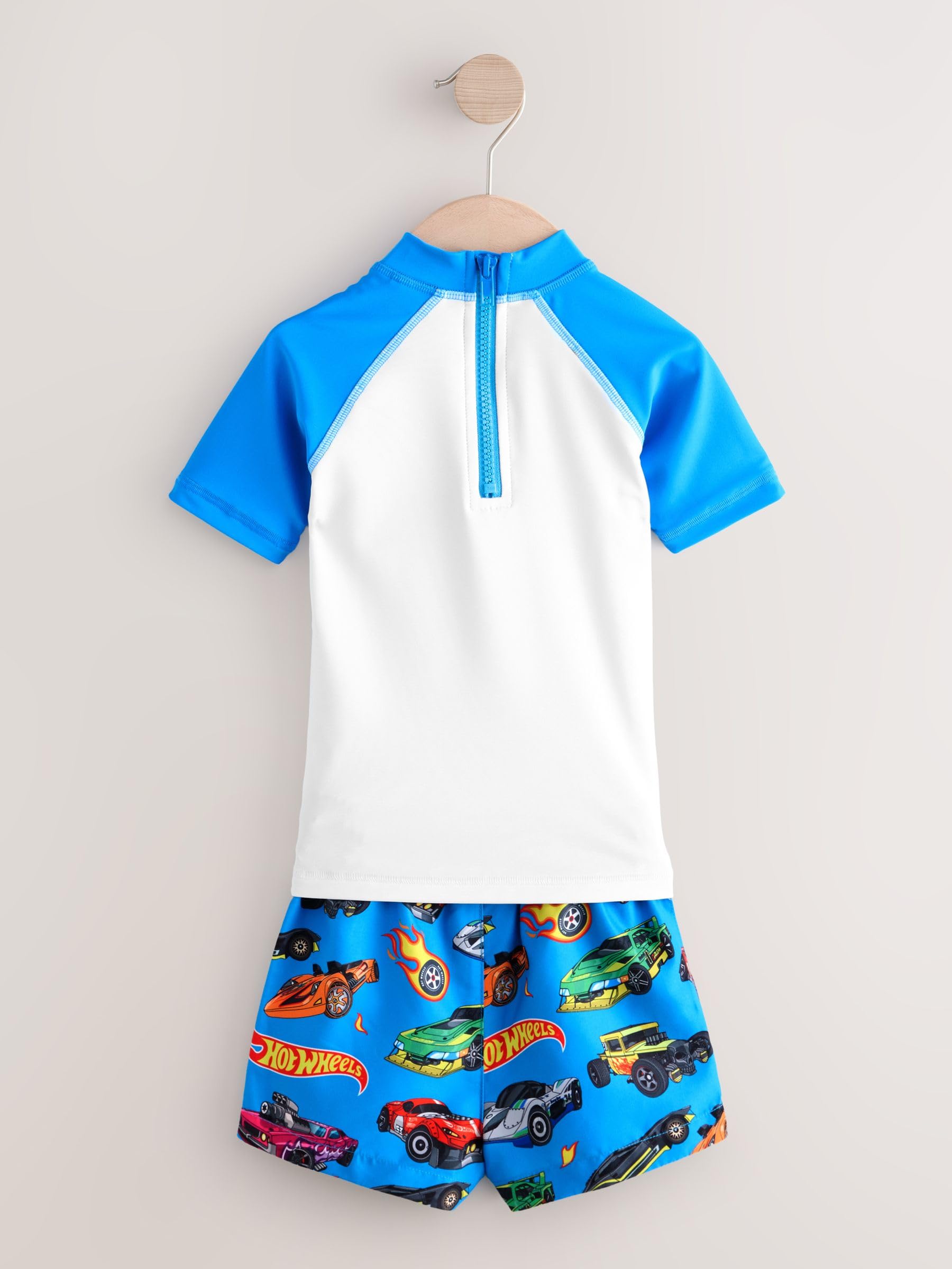 NEXT Garçon Ensemble Short de Bain et Haut en Lycra Anti-UV
