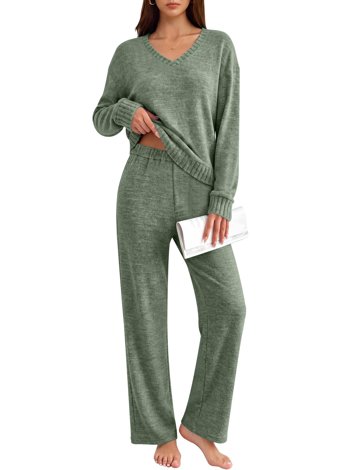 ANRABESS Womens Pajamas Set