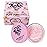 Kimchi Chic Beauty Puff Puff Pass Set and Bake Setting Powder for Makeup, Extra Fluffy Loose Face Powder Poof, Soft Natural Face Makeup for Uneven Skin Tone, 09 Pink