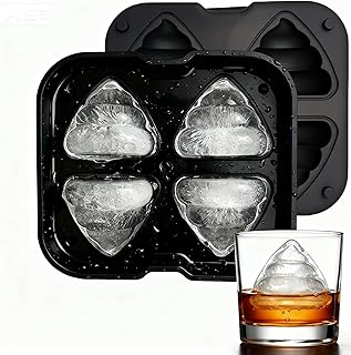 Poop Ice Cube Mold,Large 4 Grid Silicone Tray for Whiskey