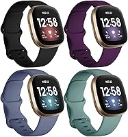 Vista 2 de Correas para Fitbit Versa 3/Versa 4/Sense 2/Sense Smartwatch