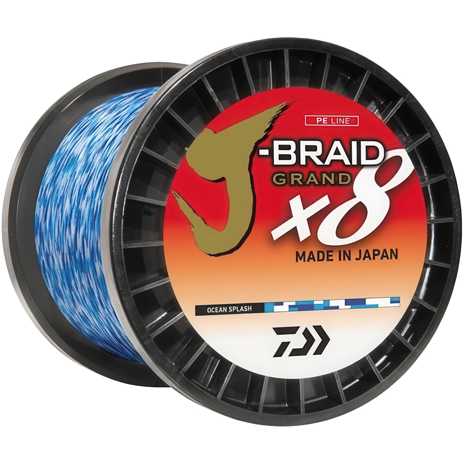 Amazon.com: Daiwa J-Braid Grand X8 300Y Ocean Splash 20Lb : Sports