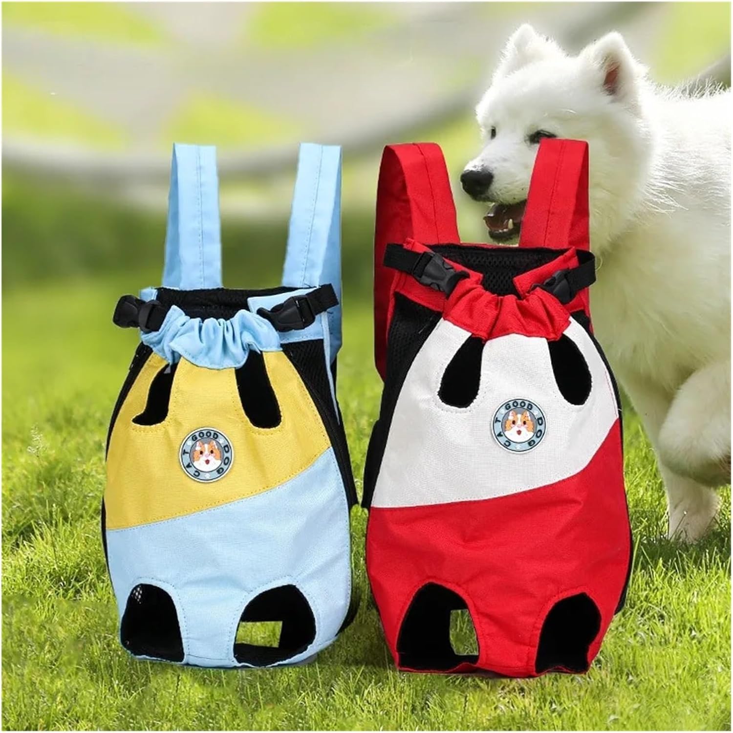 Pet Bag Pet Cat Dog Carrier Backpack Puppy Dog Carriers Bag Outdoor Travel Backpack Breathable Portable Pet Dog Carrier for Dogs Cats Portable(Blue,XX-Large)