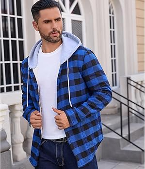 Jpngsye Mens Sherpa Fleece Lined Flannel Buffalo Plaid Jackets Jpngsye Mens Sherpa Fleece Lined Flannel Buffalo Plaid Jackets