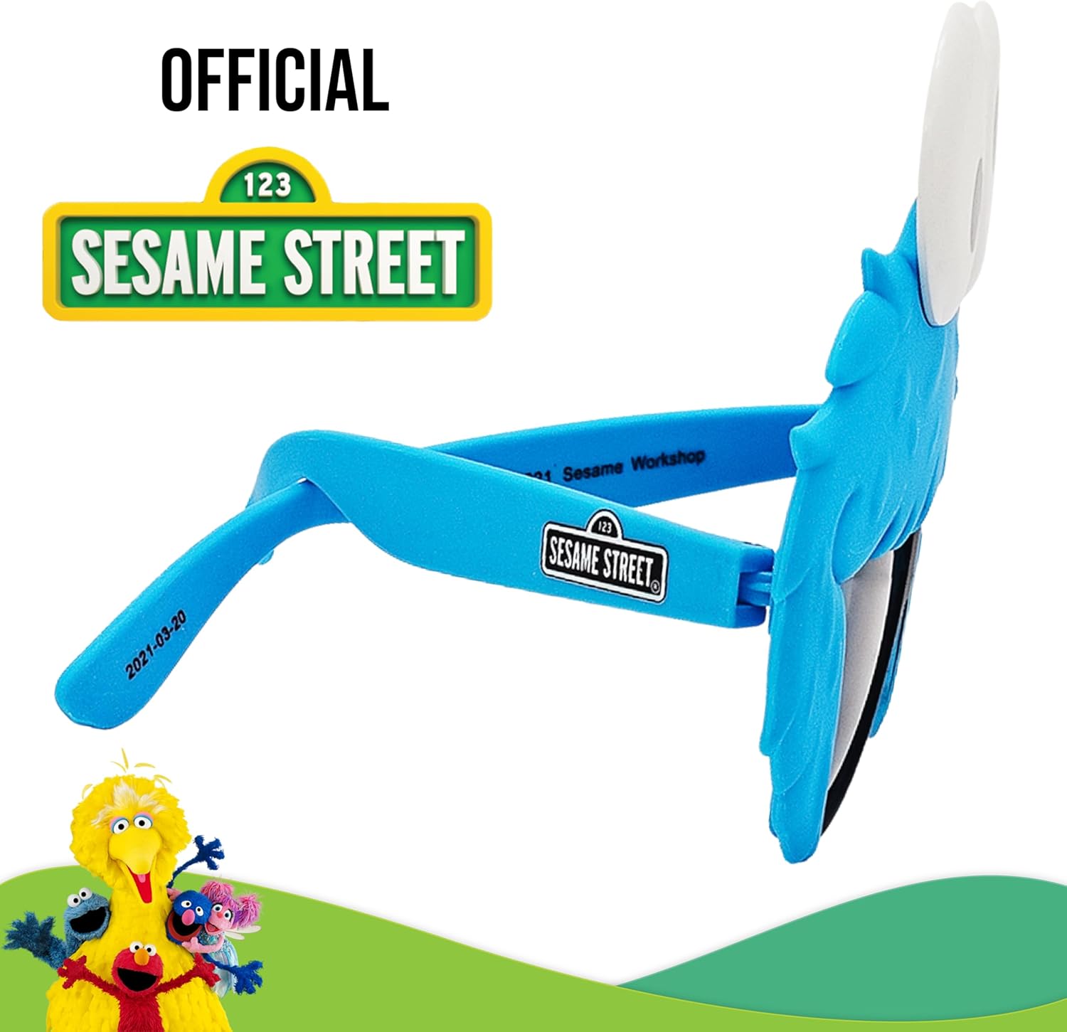 Sun-Staches Sesame Street Official Sunglasses | Cookie Monster, Elmo or Abby | One Size Fits Most Kids - Image 4