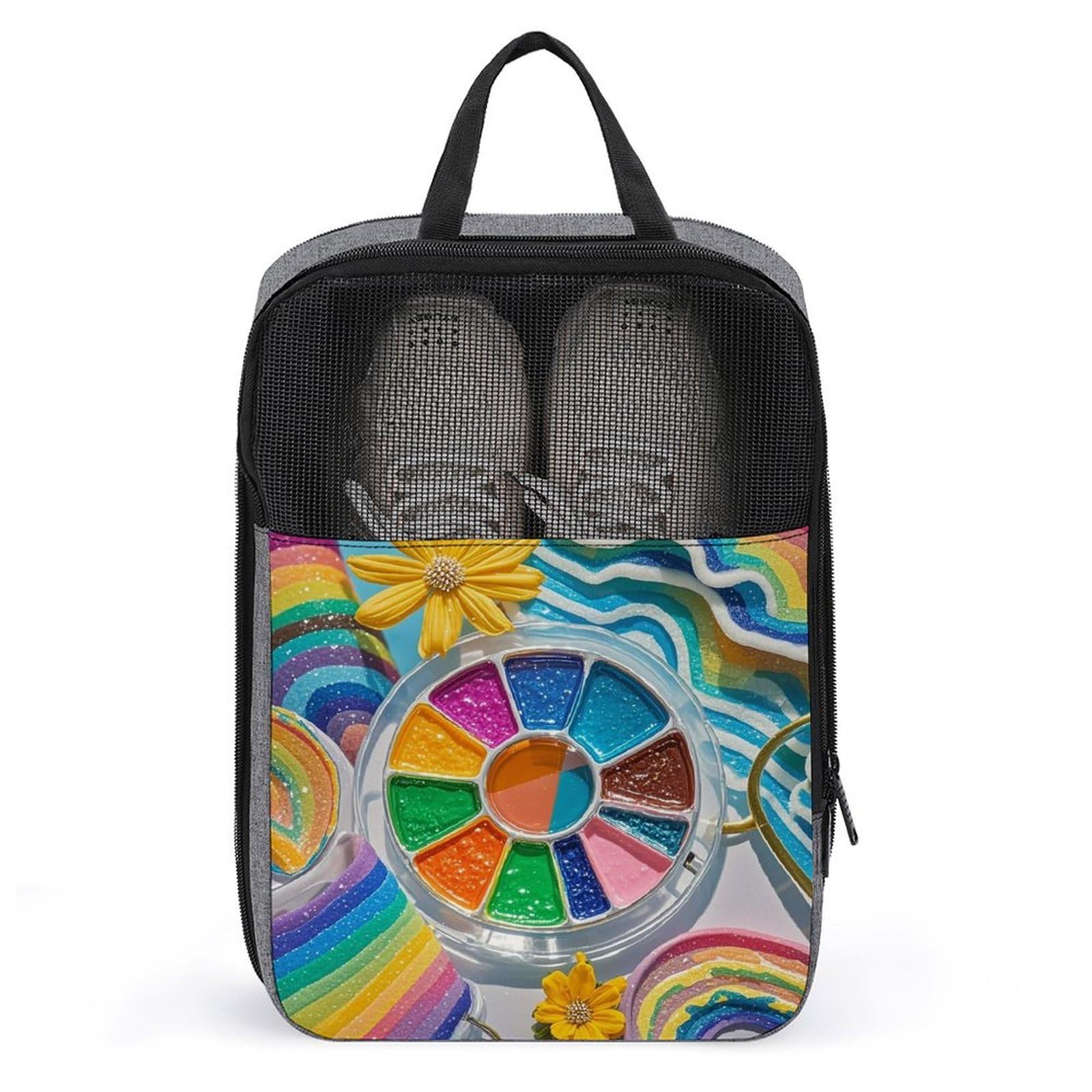 Bolsa de almacenamiento para zapatos impermeable y lavable con cremallera reforzada 7