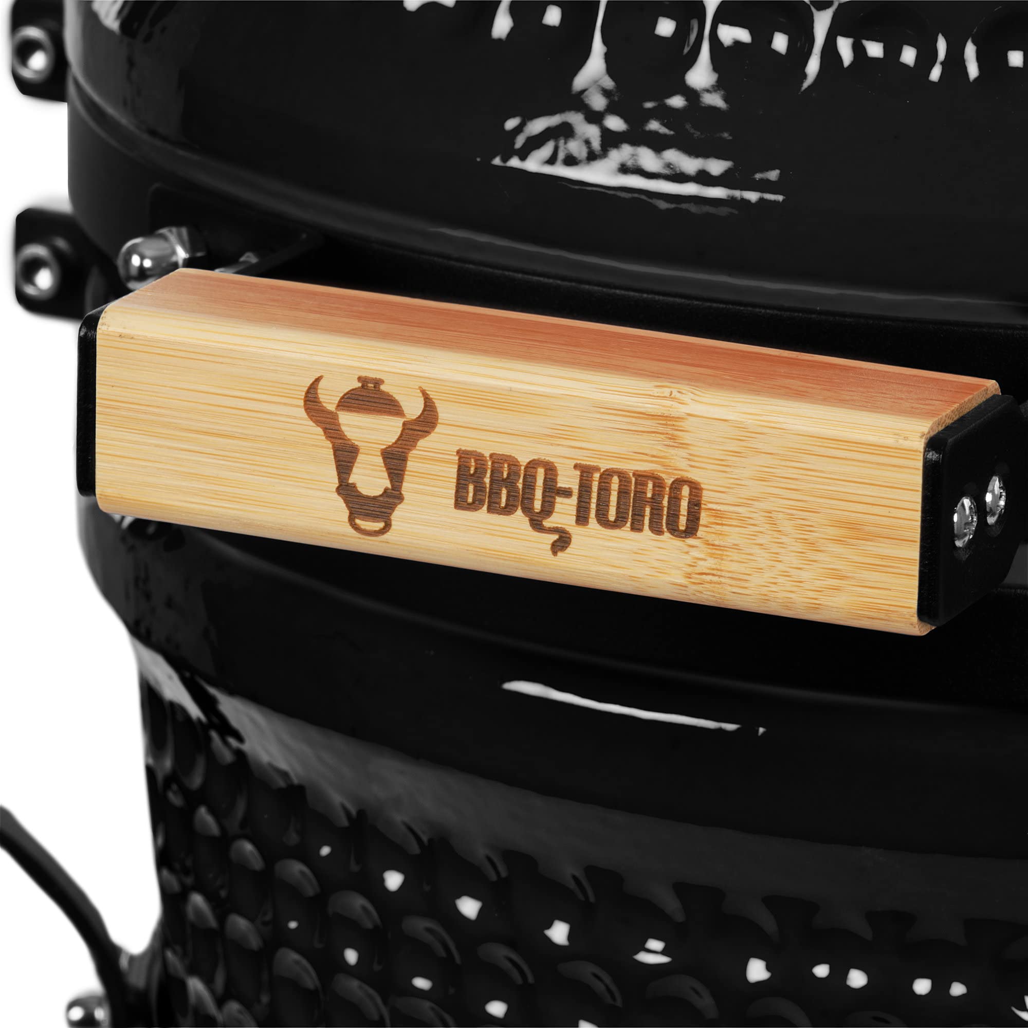 BBQ-Toro Ceramic Kamado BBQ Ø 32 cm avec thermomètre, poignée en bois