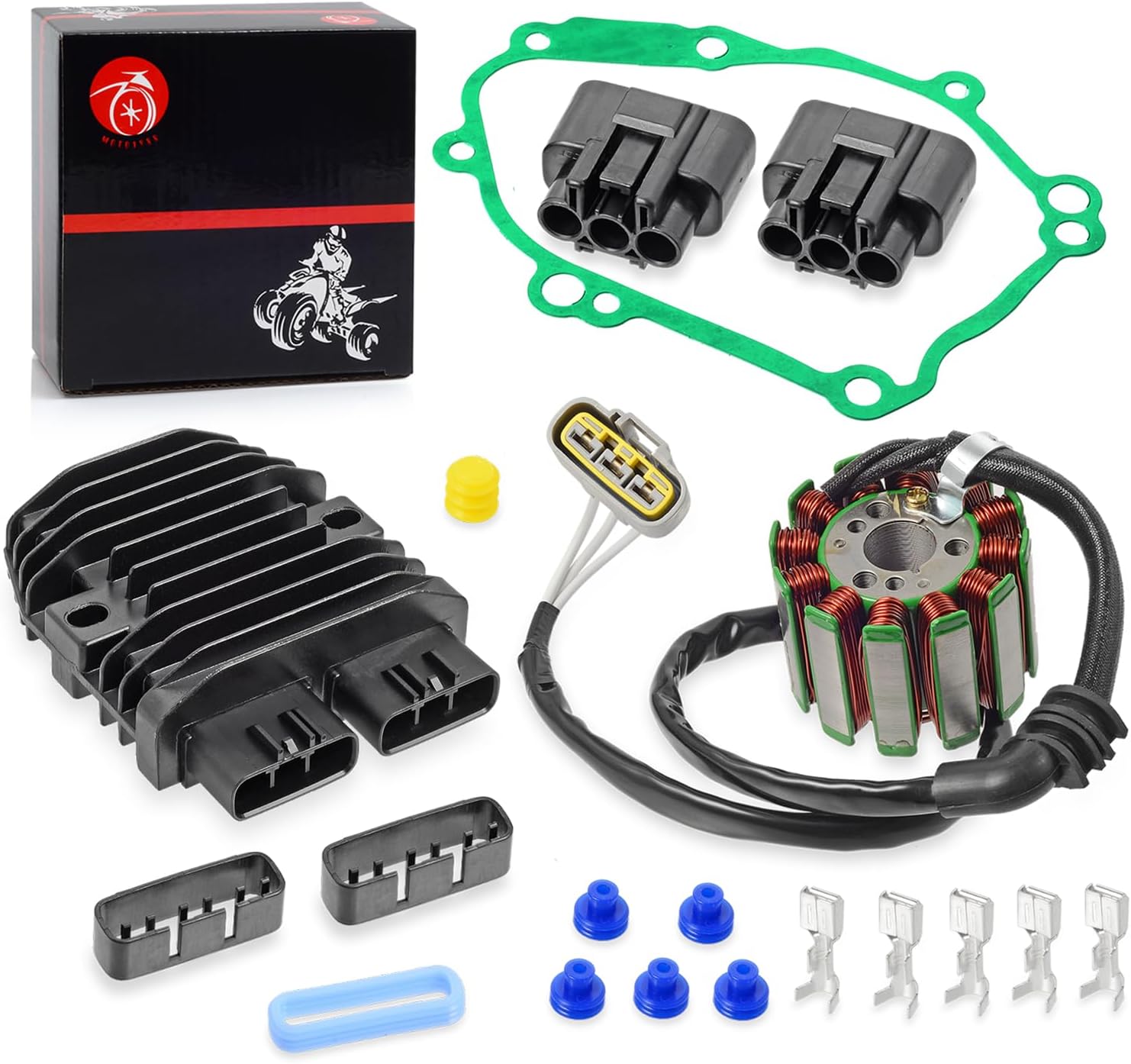 Magneto Stator And Regulator Gasket For YAMAHA R1 FZ1 FZ8 2007-2015